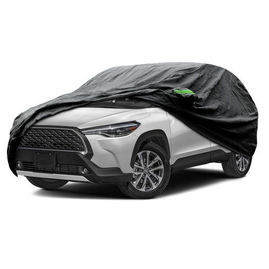 Proadsy 2025 Upgrade Car Cover Custom Fit for Toyota Corolla Cross 2022-2025, Waterproof All Weather for Automobiles, Full Exterior Cover Rain Snow Sun Protector Indoor Outdoor Car Cover