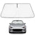 Proadsy 2025 Upgrade Windshield Sun Shade Custom Fit Mazda MX-5 Miata Convertible 2017-2019 4-Layer Foldable Front Sunshade Protector Sun Visor Blocks UV Rays Keep Car Cooler