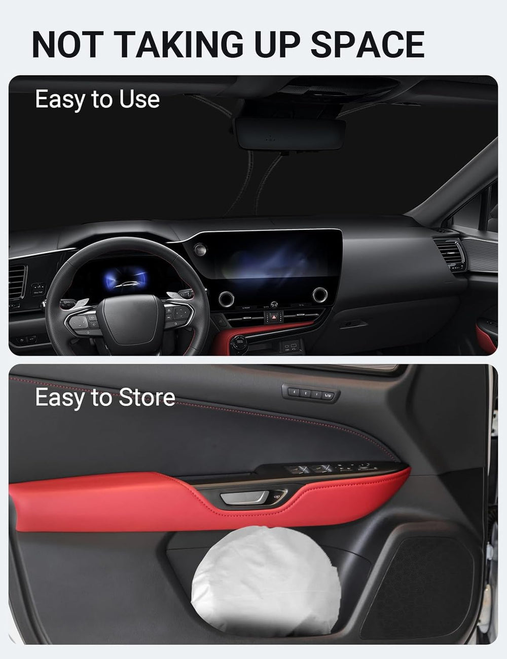 Proadsy Windshield Sunshade for 2022-2025 2026 Lexus NX NX250 NX350 NX350h NX450h+, Block Sun & UV Car Protector, Foldable Front Window Sun Shade Keep Car Cooler