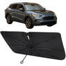 Proadsy Windshield Sun Shade Umbrella for Honda HRV HR-V 2023-2025 2026 Foldable Car Umbrella Sunshade with Soft TPU Handle Spring Structure Crystal Cooling Material Protect Car from Rays & Heat