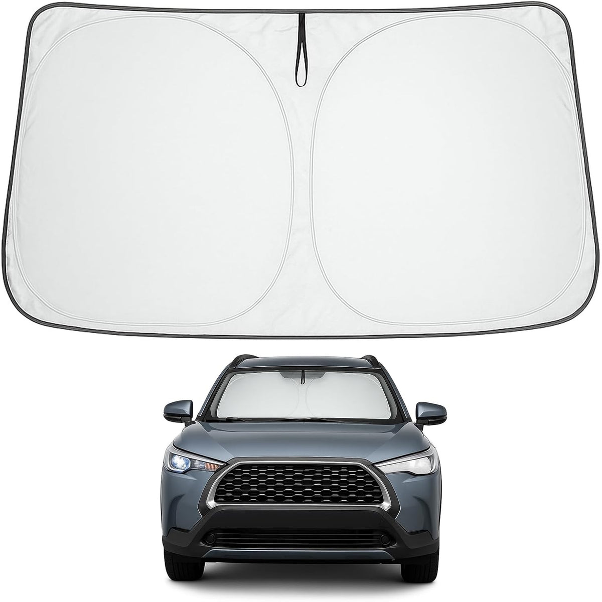 2022-2026 Toyota Corolla Cross Windshield Sunshade - Custom Fit Front Windshield Sun Shade