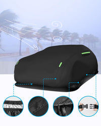 1998-2019 Volkswagen 4-Door custom-fit all-weather car cover - folded view