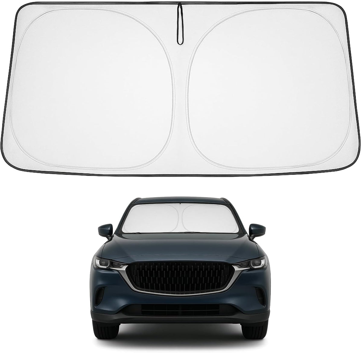 2016-2023 Mazda CX-9 Windshield Sunshade - Custom Fit Front Windshield Sun Shade