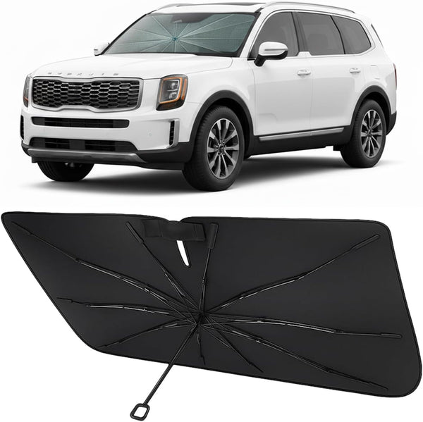 2020-2025 Kia Telluride Umbrella Windshield Sunshade - Custom Fit Front Windshield Sun Shade
