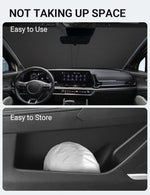 Proadsy 2025 Upgrade Windshield Sun Shade Custom Fit Hyundai Kona 2018-2024 2025 4-Layer Foldable Front Sunshade Protector Sun Visor Blocks UV Rays Keep Car Cooler Accessories