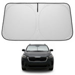 Proadsy 2025 Upgrade Windshield Sun Shade Custom Fit Hyundai Tucson 2016-2021 4-Layer Foldable Front Sunshade Protector Sun Visor Blocks UV Rays Keep Car Cooler Accessories