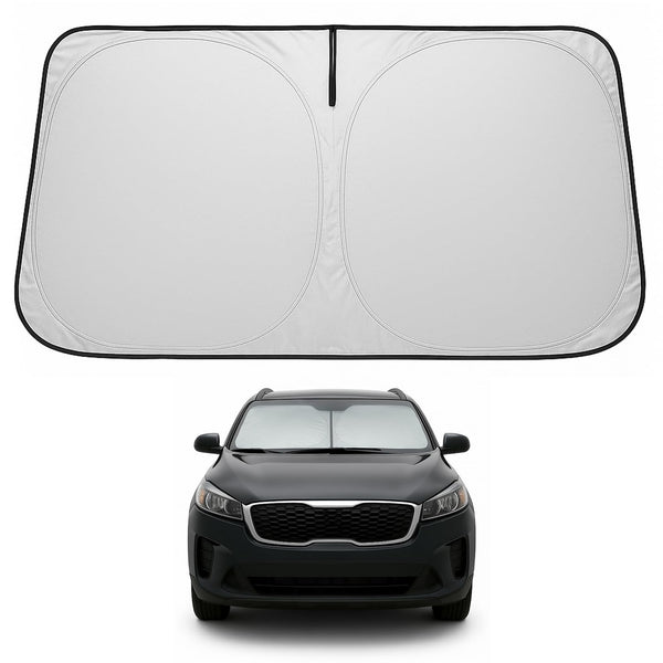 Proadsy 2026 Upgrade Front Windshield Sun Shade Foldable Sunshade Protector Custom Fit 2015-2020 Kia Sorento Accessories