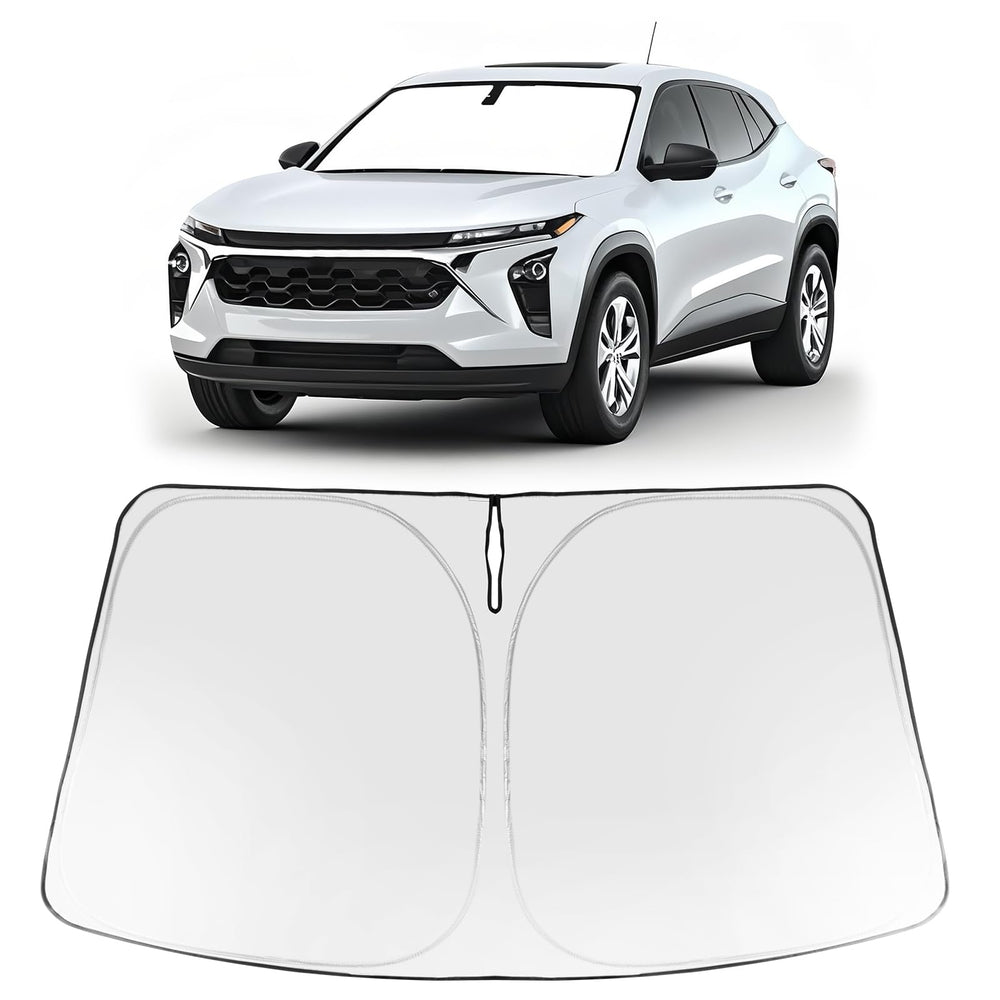 Proadsy Windshield Sun Shade for Chevrolet Trax 2024 2025 2026 Custom Fit Foldable Front Sunshade Protector Sun Visor Blocks UV Rays Keep Car Cooler Accessories
