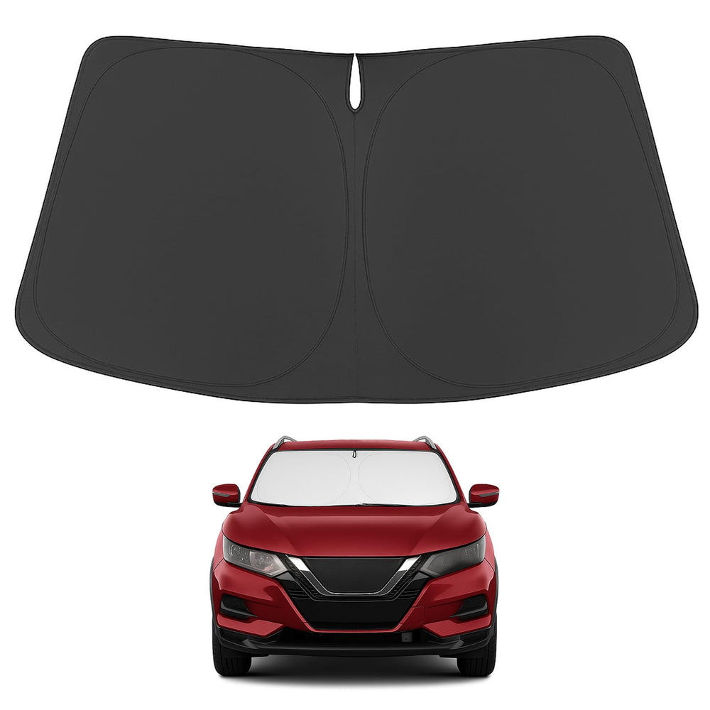 Proadsy 2026 Upgrade Windshield Sunshade Custom for 2014-2020 Nissan Rogue Block Sun & UV Foldable Front Window Car Shade Protector Prime Accessories