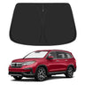 Proadsy 2024 Upgrade Front Windshield Sun Shade Foldable Sunshade Protector Custom Fit 2016-2024 Honda Pilot EX-L Special Edition Elite Black Edition Touring Accessories