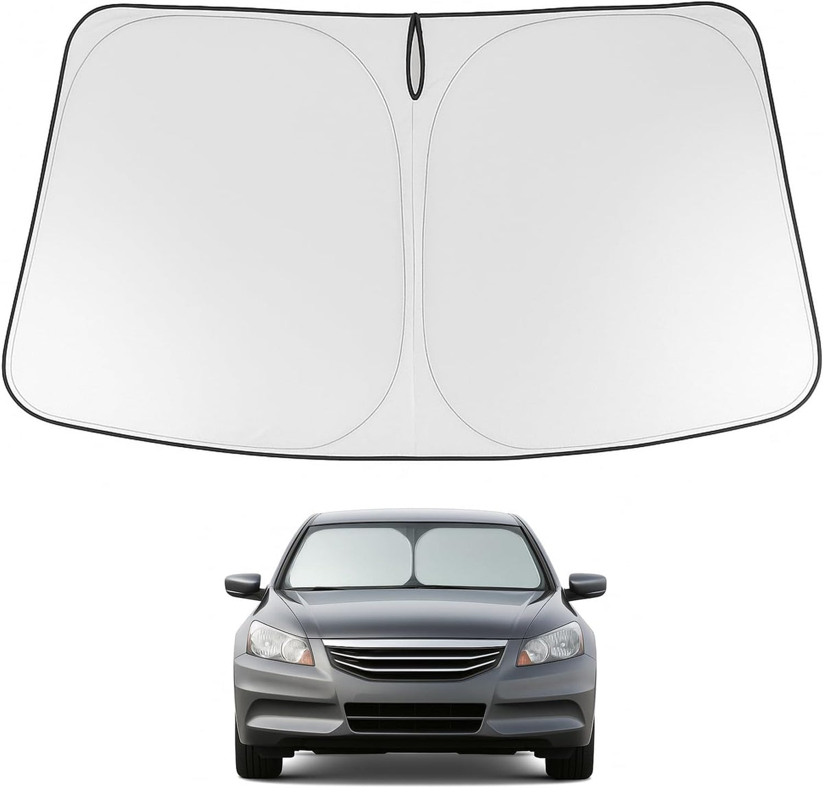 2008-2012 Honda Accord Windshield Sunshade - Custom Fit Front Windshield Sun Shade