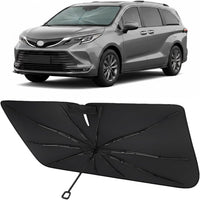 2021-2026 Toyota Sienna Umbrella Windshield Sunshade - Custom Fit Front Windshield Sun Shade