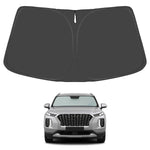 Proadsy for Hyundai Palisade 2020-2025 2026 Windshield Sun Shade 4-Layer Foldable Front Sunshade Protector Sun Visor Blocks UV Rays Keep Car Cooler