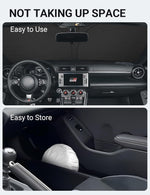 Proadsy 2025 Upgrade Windshield Sun Shade Custom Fit 2017-2021 Toyota 86/2022-2023 Toyota GR86/2013-2023 Subaru BRZ/2012-2016 Scion FR-S FRS 4-Layer Front Sunshade Protector Sun Visor Keep Car Cooler