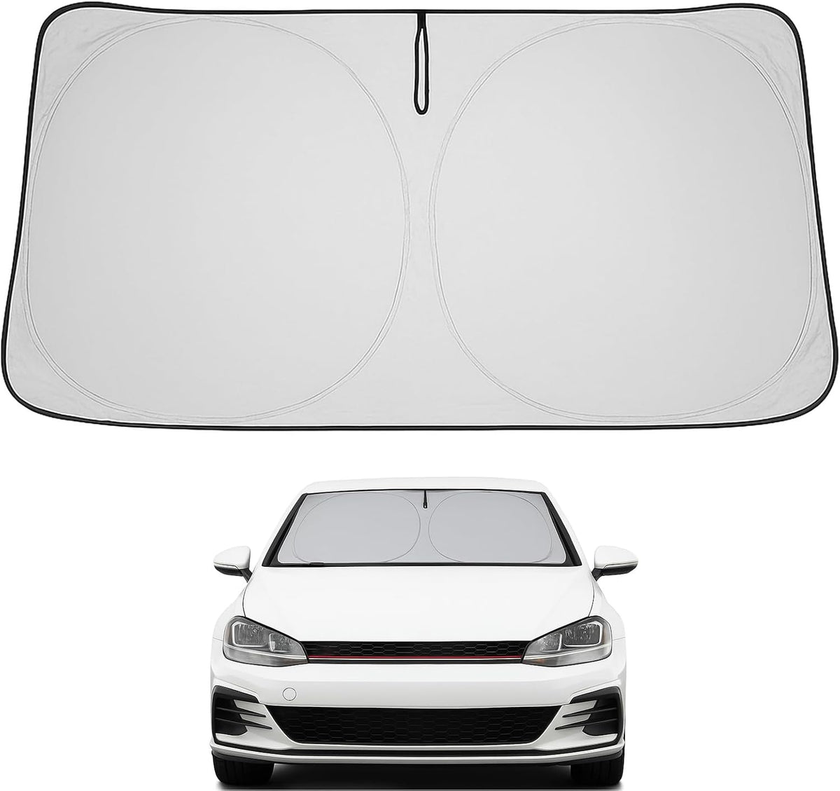 2015-2021 Volkswagen Golf GTI Windshield Sunshade - Custom Fit Front Windshield Sun Shade
