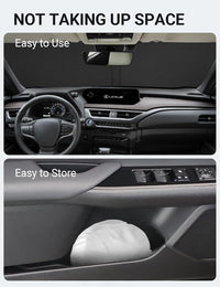 2019-2026 Lexus UX windshield sunshade detail view 9, custom fit front window sun shade