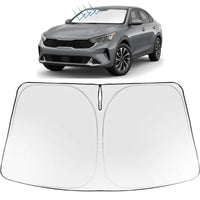 Proadsy Windshield Sun Shade for Kia K4 2025-2026 Foldable Front Sunshade Protector Sun Visor Blocks UV Rays Keep Car Cooler Accessories