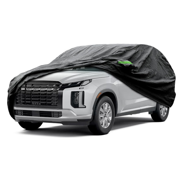 Proadsy Car Cover Custom Fit for Hyundai Palisade 2020-2025, Waterproof All Weather for Automobiles, Full Exterior Cover Rain Snow Sun Protector Indoor Outdoor Car Cover