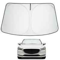 Proadsy 2026 Upgrade Front Windshield Sun Shade Foldable Sunshade Protector Custom Fit 2014-2021 Mazda 6 Sedan, Sport, Touring, Grand Touring, Reserve, Signature Accessories