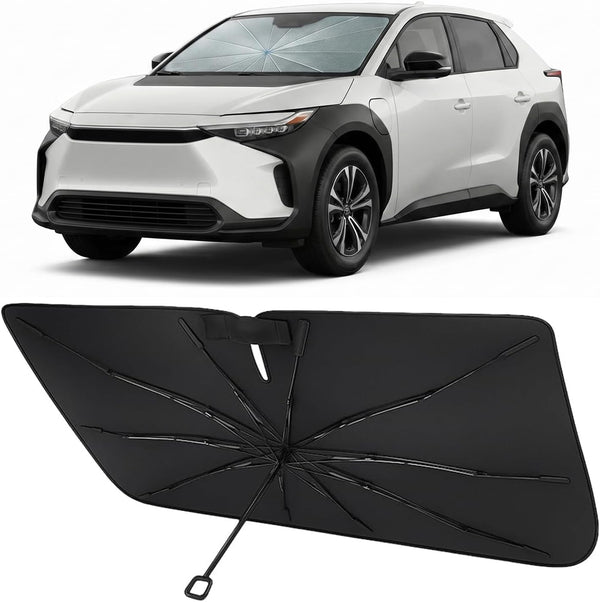 2023-2026 Toyota bZ4X Umbrella Windshield Sunshade - Custom Fit Front Windshield Sun Shade