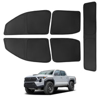 Proadsy 2026 Upgrade Window Sun Shade for 2024-2025 Tacoma Side Windows Protecting Babies, Camping, UV Rays, and Privacy Accessories Set of 5