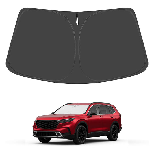 Proadsy for Honda CRV 2023-2025 2026 Windshield Sun Shade 4-Layer Foldable Front Sunshade Protector Sun Visor Blocks UV Rays Keep Car Cooler