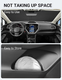 2019-2025 Subaru Ascent custom-fit sunshade - folded compact