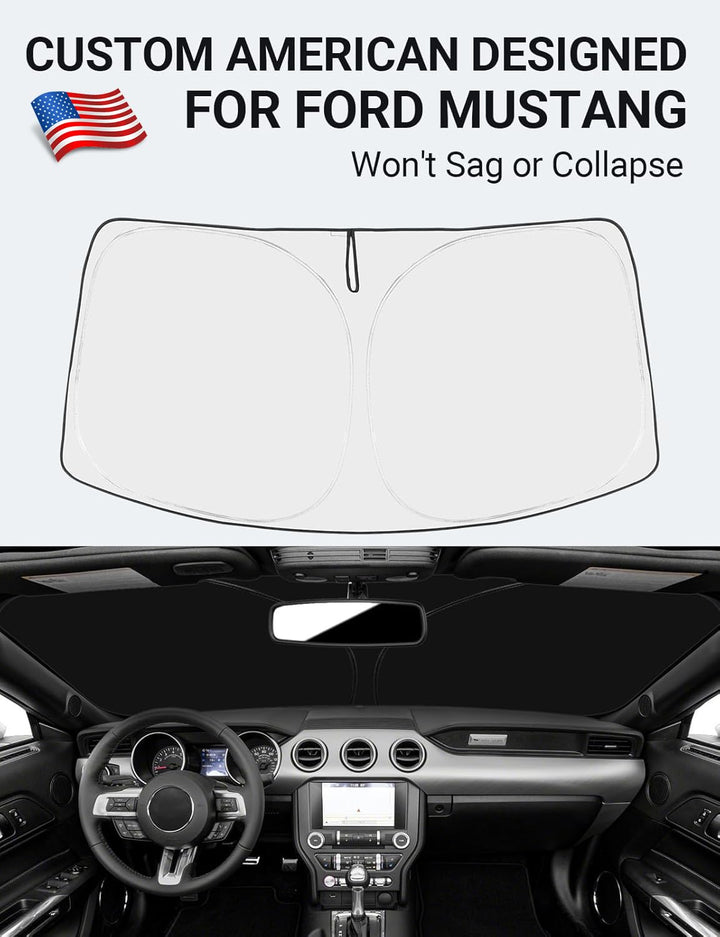 2015-2025 Ford Mustang Windshield Sunshade
