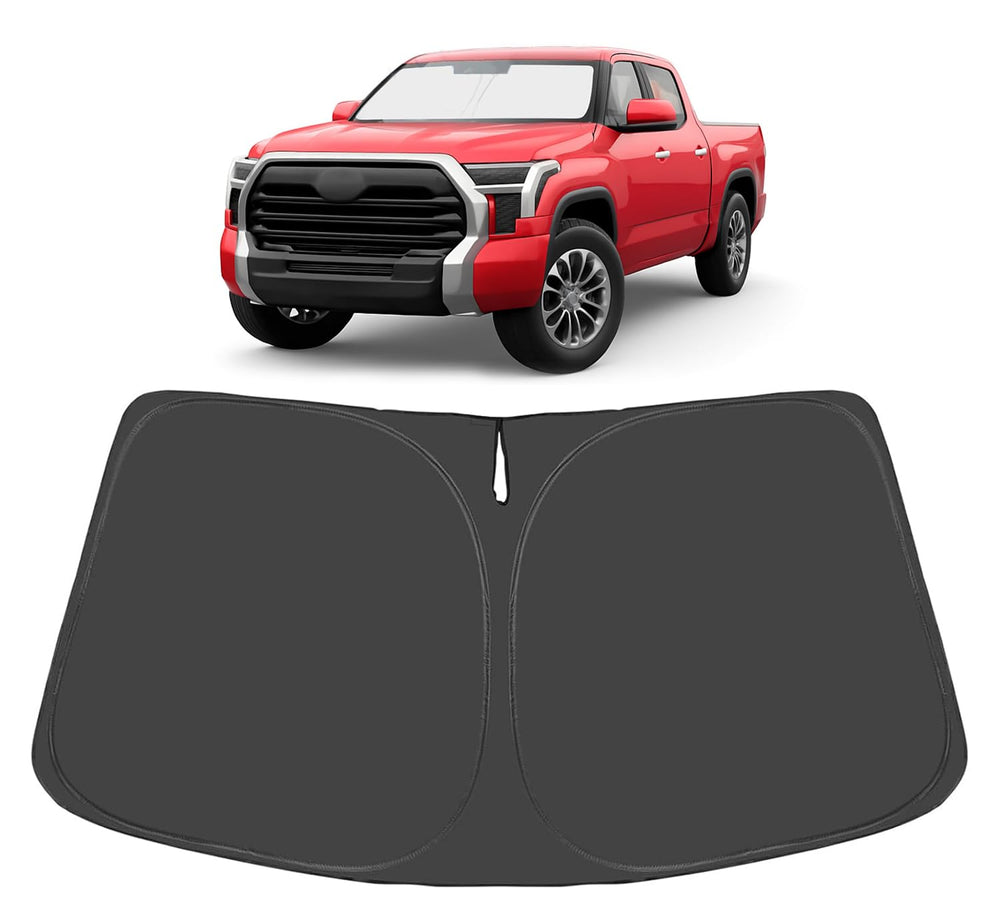 Proadsy Sun Shade Sunshade for Toyota Tundra Windshield Cover 2007-2021 4-Layer Foldable Front Sunshade Protector Sun Visor Blocks UV Rays Keep Car Cooler