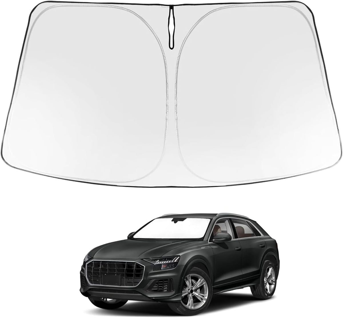 2019-2026 Audi Q8 Windshield Sunshade - Custom Fit Front Windshield Sun Shade