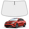 Proadsy 2026 Upgrade Front Windshield Sunshade Foldable Sun Shade Protector Sun Visor Custom Fit 2019-2023 2024 Kia Forte