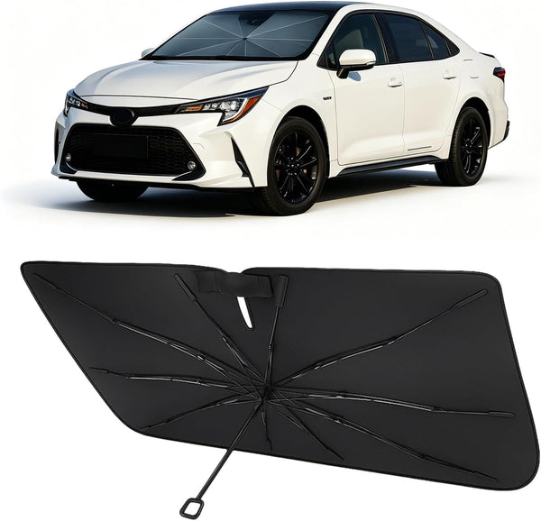 2019-2026 Toyota Corolla Umbrella Windshield Sunshade - Custom Fit Front Windshield Sun Shade
