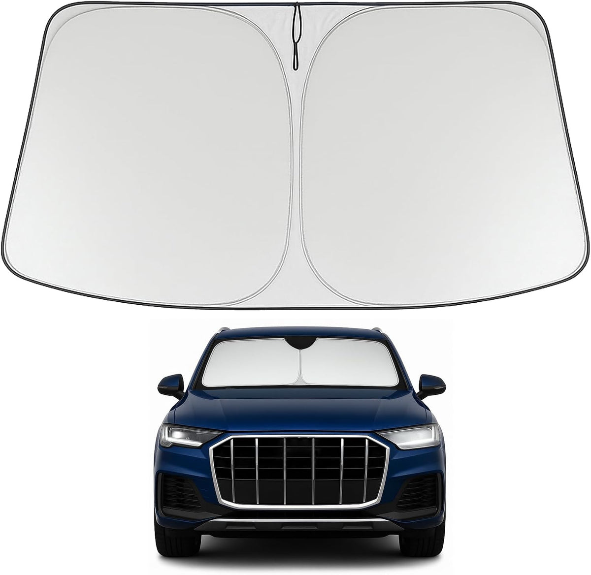 2016-2026 Audi Q7 Windshield Sunshade - Custom Fit Front Windshield Sun Shade