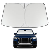 Proadsy Windshield Sun Shade for 2016-2025 2026 Audi Q7 Foldable Front Sunshade Protector Sun Visor Blocks UV Rays Keep Car Cooler