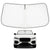 Proadsy Upgrade Front Windshield Sun Shade Foldable Sunshade Protector Custom Fit for Jaguar F-Pace 2016-2024 2025 F Pace SUV Accessories