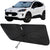Proadsy Windshield Sun Shade Umbrella for Ford Escape 2020-2025 2026 4-Layer Foldable Car Umbrella Sunshade with Soft TPU Handle Spring Structure Crystal Cooling Material Protect Car from Rays & Heat