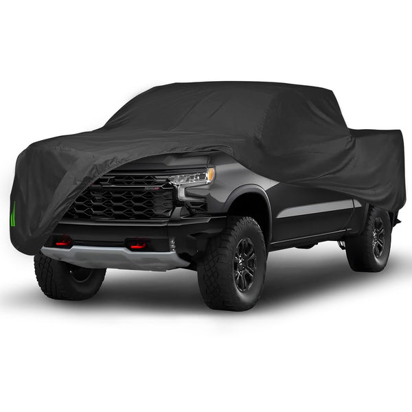 Proadsy Car Cover Compatible with Chevrolet Chevy Silverado 1500 2019-2024 2025 2026 Windproof All Weather Waterproof Sun Rain UV Dust Snow Protection Outdoor Covers