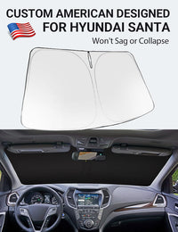2013-2018 Hyundai Santa Fe Windshield Sunshade - product image 8