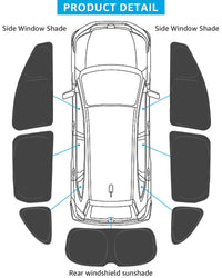 2017-2024 Honda CR-V custom-fit side window shades - gasket edge fit