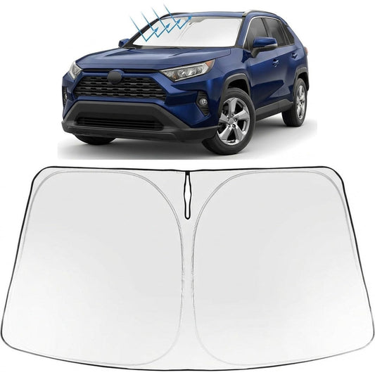 Proadsy Windshield Sun Shade for Crosstrek 2024-2026 Foldable Front Sunshade Protector Sun Visor Blocks UV Rays Keep Car Cooler Accessories