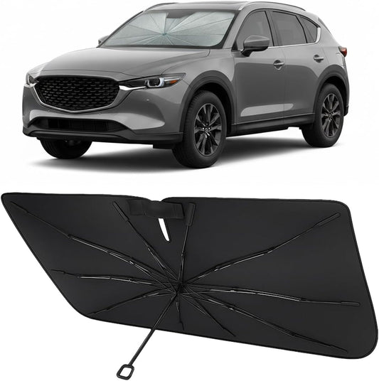 2017-2026 Mazda CX-5 Umbrella Windshield Sunshade - Custom Fit Front Windshield Sun Shade