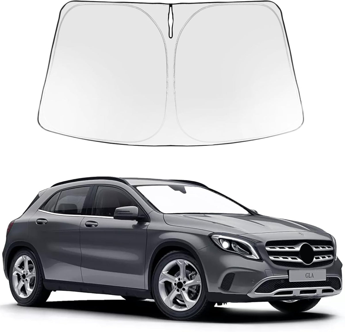 2015-2020 Mercedes-Benz GLA Windshield Sunshade - Custom Fit Front Windshield Sun Shade