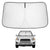 Proadsy Front Windshield Sun Shade Foldable Sunshade Protector Custom Fit 2006-2012 Toyota RAV4 SUV Crossover, LE XLE Premium Limited XSE Hybrid Adventure Accessories 2025 Upgrade