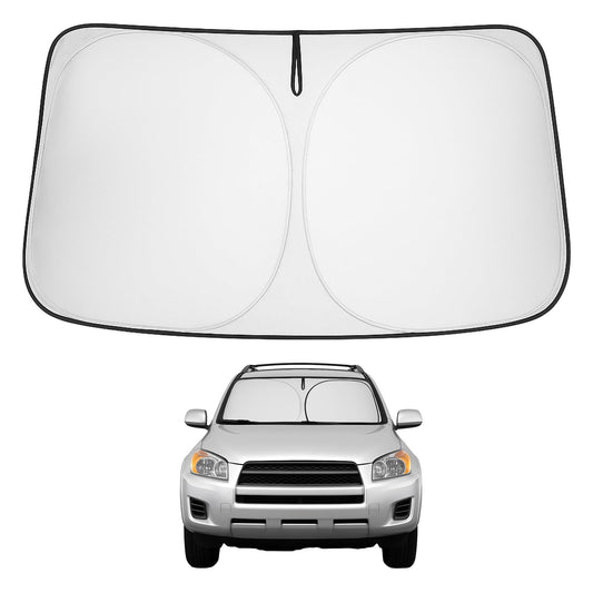 Proadsy Front Windshield Sun Shade Foldable Sunshade Protector Custom Fit 2006-2012 Toyota RAV4 SUV Crossover, LE XLE Premium Limited XSE Hybrid Adventure Accessories 2025 Upgrade