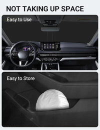 2023-2026 Honda Accord windshield sunshade detail view 9, custom fit front window sun shade