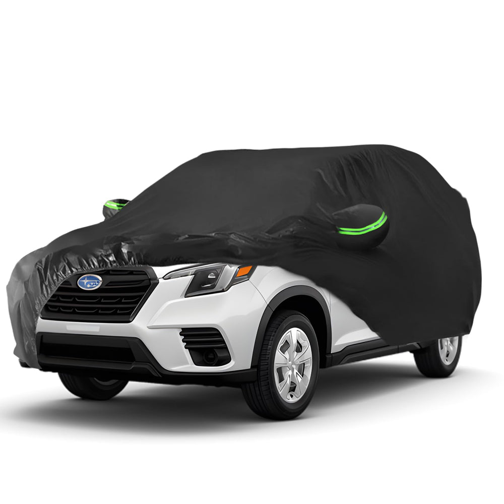 Proadsy 2025 Upgrade Car Cover Compatible with Subaru Forester 2019-2024 2025 Windproof All Weather Waterproof Sun Rain UV Dust Snow Protection Outdoor Covers