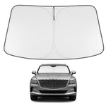Proadsy Windshield Sun Shade Custom Fit 2021-2023 2024 2025 2026 Genesis GV80 Foldable Front Sunshade Protector Sun Visor Blocks UV Rays Keep Car Cooler