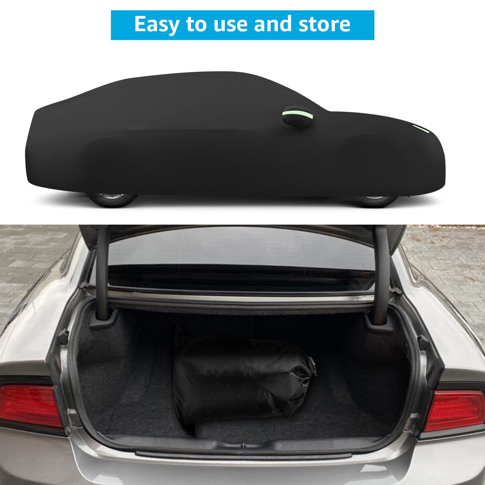 Waterproof Car Cover Custom fit for Dodge Charger 2006-2022 2023 6 Layers All Weather Waterproof Sun Rain UV Dust Protection Outdoor Indoor Full Car Cover