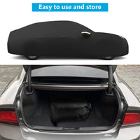 Proadsy Car Cover for Dodge Charger 2006-2023 2024,Waterproof All Weather for Automobiles, Windproof Snowproof Rain Hail Sun UV Protection Full Outdoor Indoor Exterior Car Covers, Black