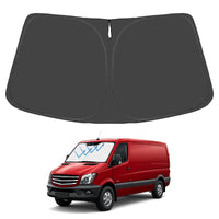 Proadsy 2026 Upgrade Windshield Sunshade Custom for Sprinter 2007-2022 Reflective Heat Sun UV Protector Foldable Front Window Shade Upgrade Accessories
